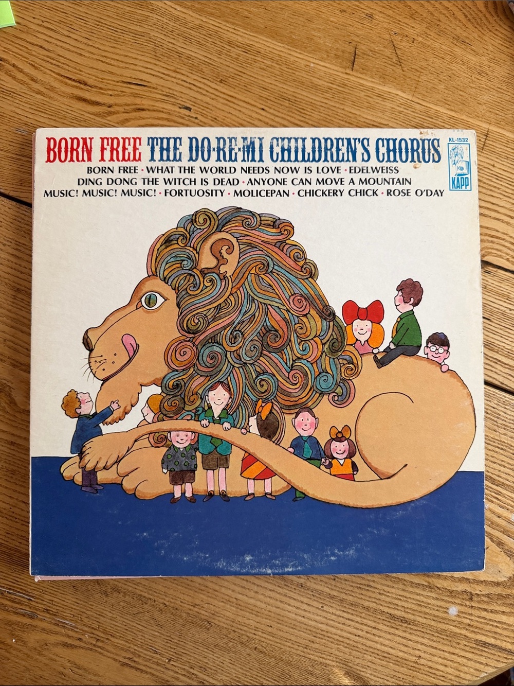 Do-Re-Mi Children's Chorus "Born Free" Kids Music Album - Multicolor